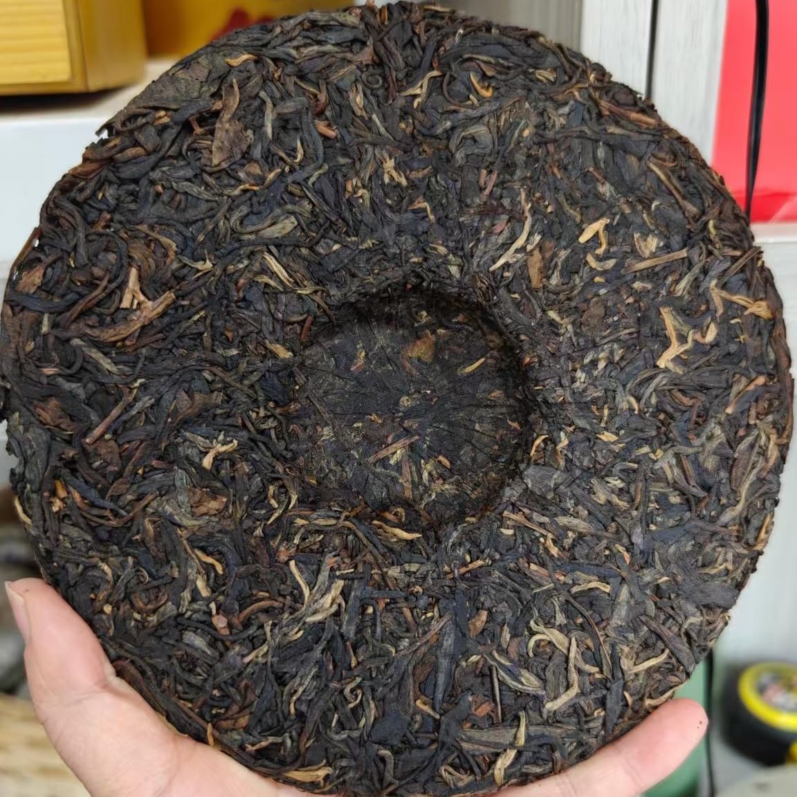 2003 The Five Great Vajra Red Seals Raw Pu-erh Tea Cake, 357g, from Yunnan