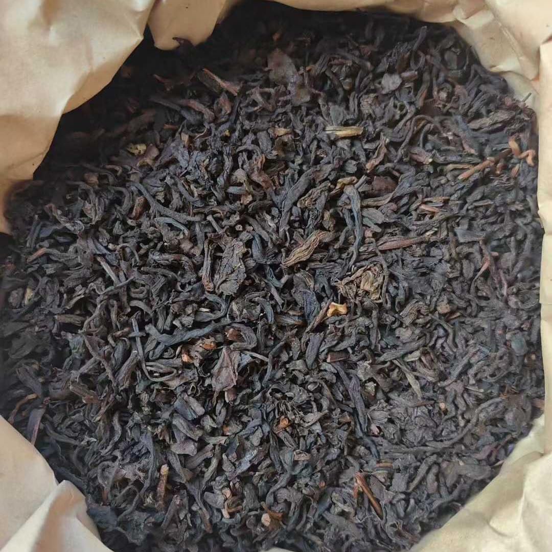 1980s Shenchang Zhan Jin Qian Mark Liu Bao Tea, 800g Basket, Dry Storage Aged Tea