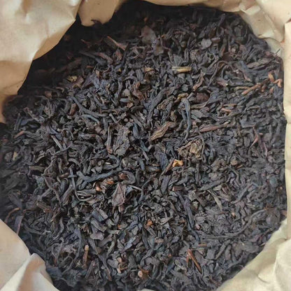 1980s Shenchang Zhan Jin Qian Mark Liu Bao Tea, 800g Basket, Dry Storage Aged Tea