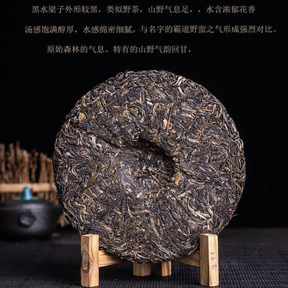 Sheng Jia Yuan Heishui Liangzi 2021 Raw Pu-Erh Tea Cake 357g