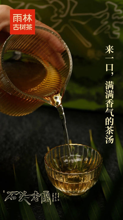 Yulin 2020 Raw Puerh Tea Cake "Shitou Lao Zhai" 150g x 5 CakesTotal 26.4 oz