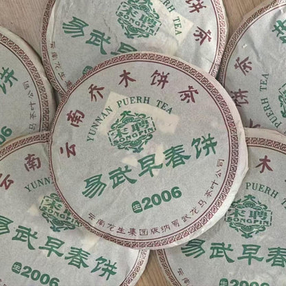 2006 Songpin Yiwu Early Spring Raw Pu-erh Tea Cake, 357g, from Yunnan