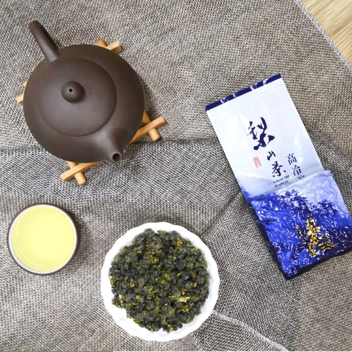 Taiwan unique tea,梨山濃郁甜果烏龍茶葉 Lishan Oolong Tea,75g*8