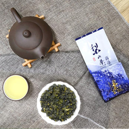 Taiwan unique tea,梨山濃郁甜果烏龍茶葉 Lishan Oolong Tea,75g*8