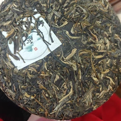 2013 Snowy Mountain Raw Pu-erh Tea Cake, 357g, from Lao Shu Tea Factory, Yunnan