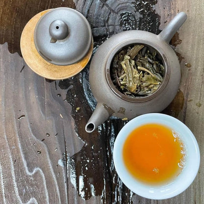 Yuan Yuan Tang 2019 Yiwu Raw Pu-Erh Tea – 357g (12.6oz) Sheng Puerh Cake – Premium Aged Chinese Tea