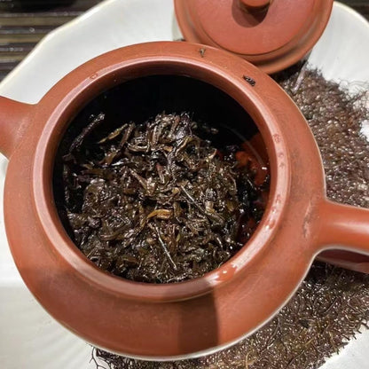2005 Mengsong Nakha Tea King Ripe Pu-erh Tea Cake, 357g, from Yunnan