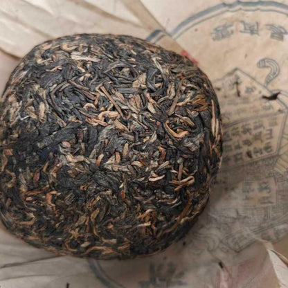 Late 1990s Songpin Hao Raw Pu-erh Tea Tuo (Dry Storage), 500g, from Yunnan