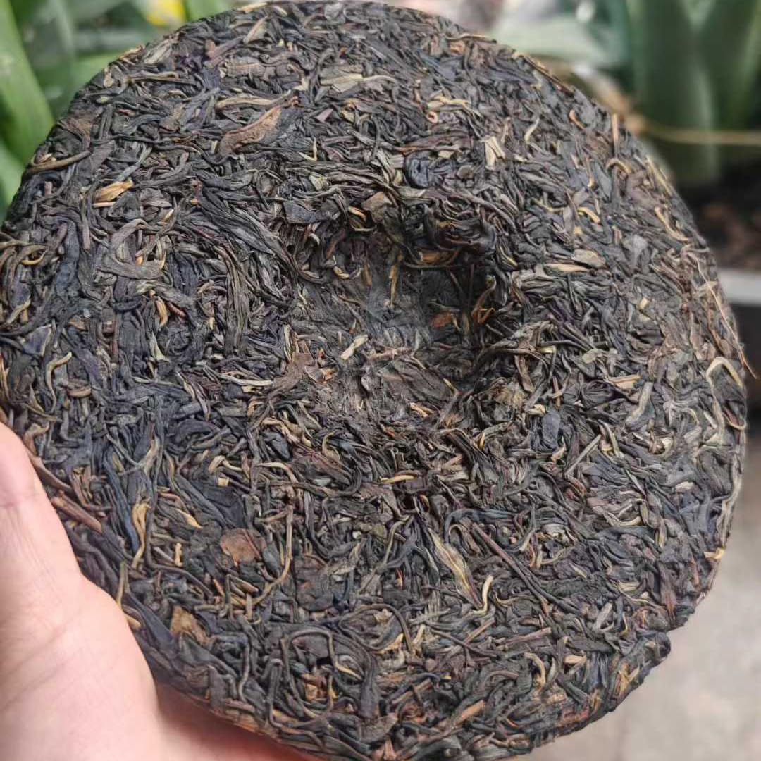2003 Vintage Material Yiwu Ancient Tree Raw Pu-erh Tea Cake 357g - Pressed in 2012