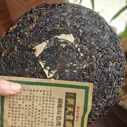 1990s Golden Five Mountains Aged Pu’er Tea Cake, 357g × 6