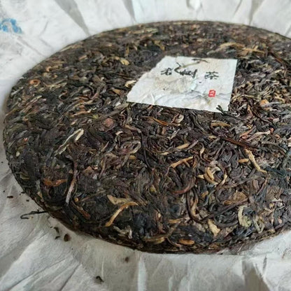 2009 Brown Old Tree Raw Pu-erh Tea Cake, 357g, from Lixing Starfire Tea Factory, Yunnan