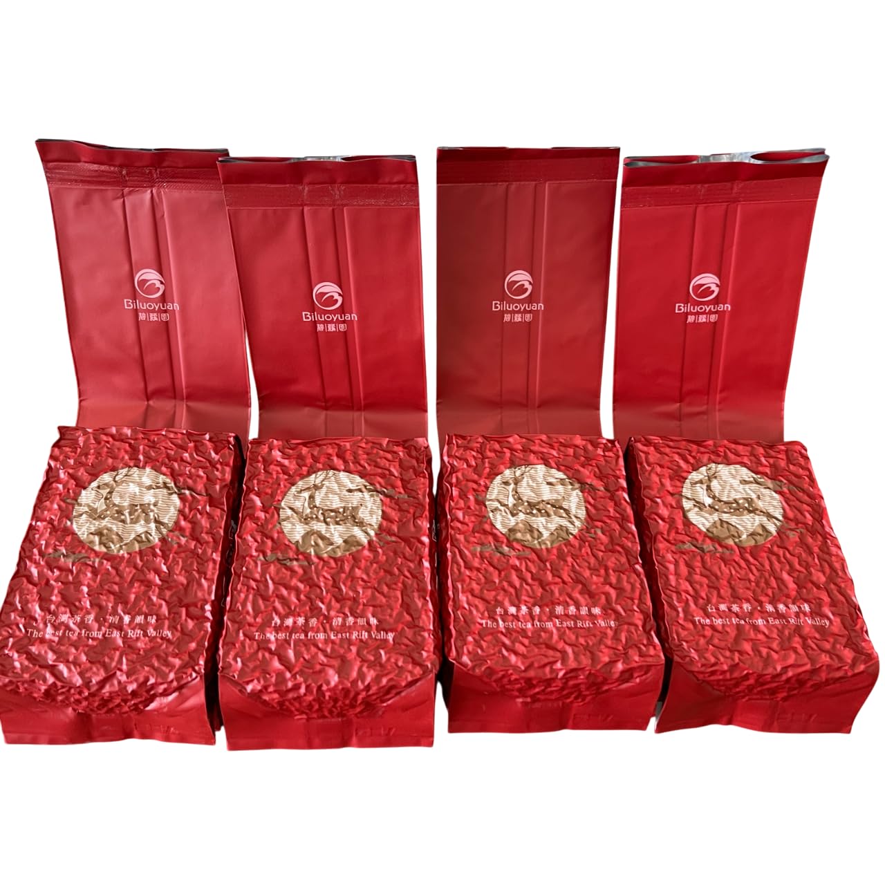 Taiwan Red Oolong Tea,Biluoyuan Mature Fruit Taste Red Oolong Tea,150g x 4