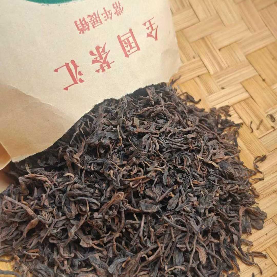 Premium 1990s Aged Ripe Puerh Tea Loose Leaf, Pure Kunming Dry Storage, Smooth and Sweet Tasting Vintage Dark Tea, 250g (8.8oz