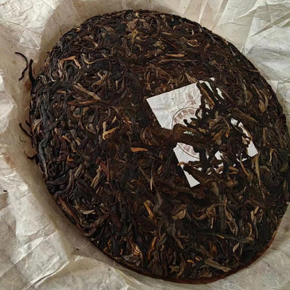 Pu-Erh tea,2009,Yiwu Gongrui-Yiwu wild round tea,357g,Raw