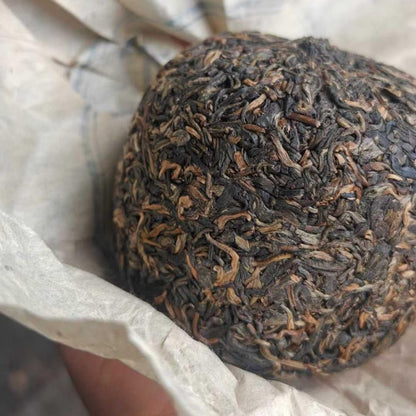 Late 1990s Songpin Hao Raw Pu-erh Tea Tuo (Dry Storage), 500g, from Yunnan
