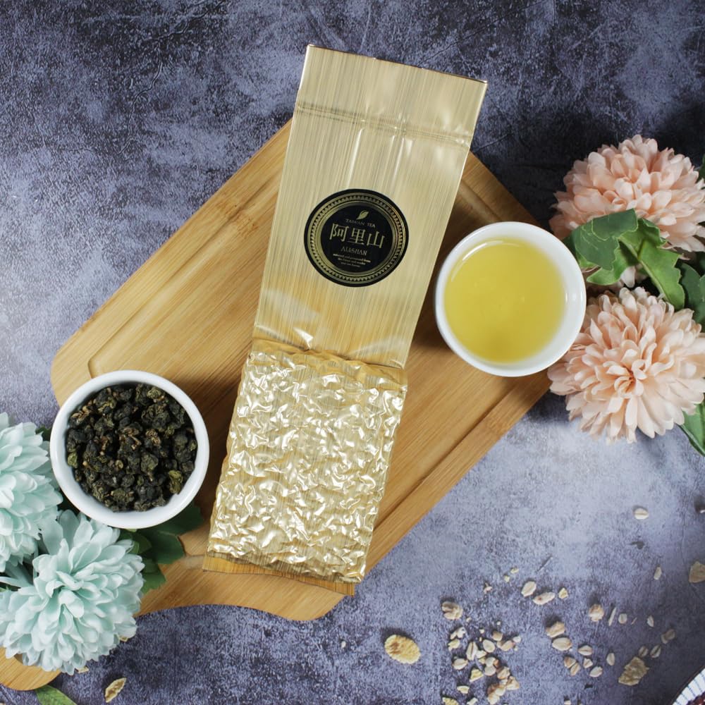 Taiwan unique tea,阿里山皇后烏龍茶葉 Alishan Oolong Tea,150g*4