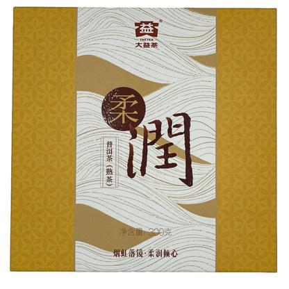 2019 Rou Run Soft Ripe Pu-erh Tea Cake, 300g, from Yunnan