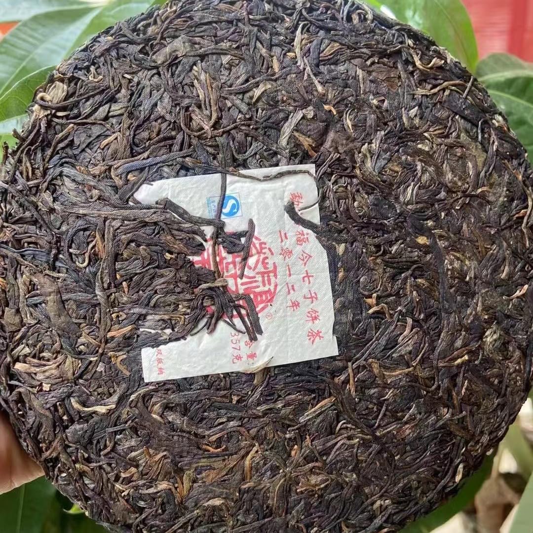 Fujin Tea Factory Zhen Cang Qing Bing Raw Pu-Erh Tea 2012 – 357g