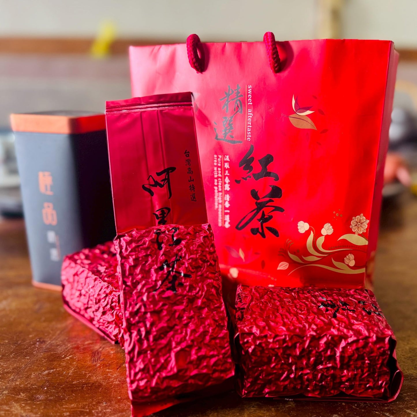 Taiwan Alishan High Mountain Black Tea – Premium Small-Leaf Cultivar – 150g*4