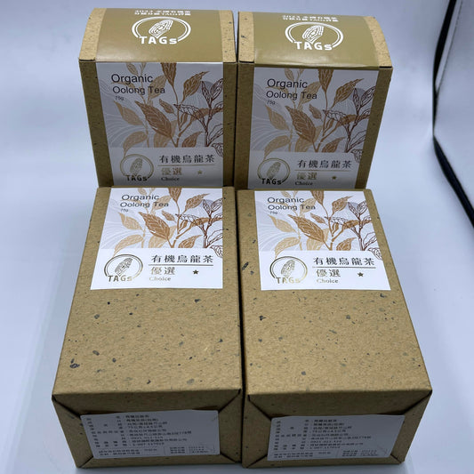 Taiwan unique tea,清香烏龍(優選) Fragrance Oolong,75g*4