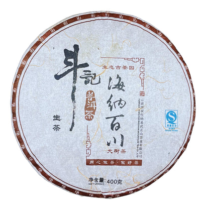 Douji 2010 Hai Na Bai Chuan Raw Puerh Tea Cake 400g