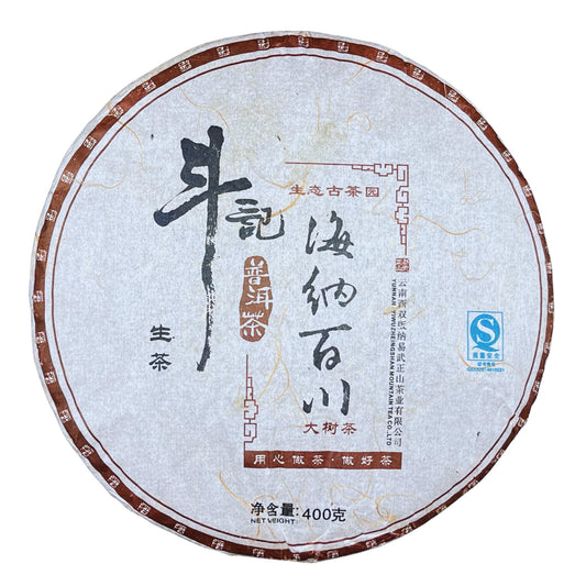 Douji 2010 Hai Na Bai Chuan Raw Puerh Tea Cake 400g