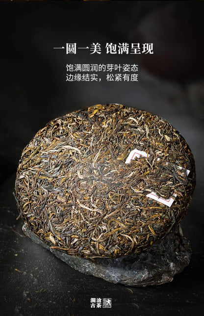 Lancang Ancient Tea 2020 001 Raw Pu-erh Tea Cake 400g