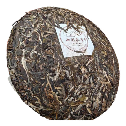 2011 Colorful Peacock Bawang Green Cake Raw Pu-erh Tea Cake, 357g*7, from Yunnan