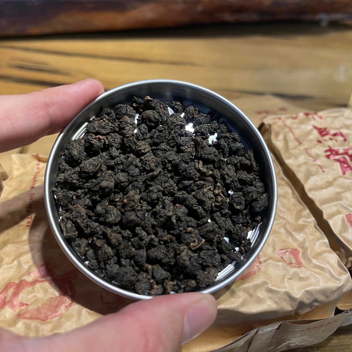 Taiwan Dong Ding Oolong Tea, Medium-Heavy Charcoal Roast (Level 5), 150g × 4 Packs – Bold Traditional Flavor