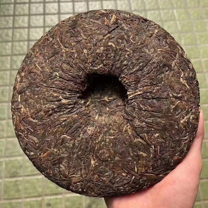Ba Jiao Ting Qiaomu Tea King Raw Pu-Erh Tea 2005 – 357g