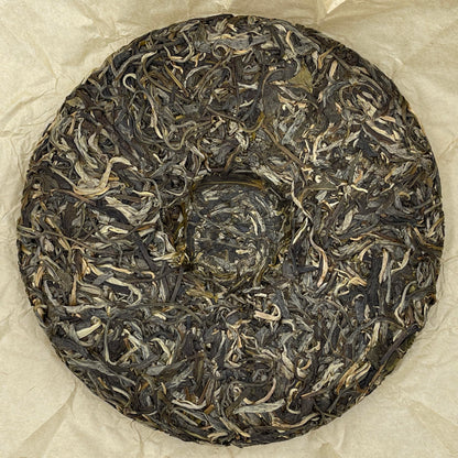 Pu-Erh tea,2023,Eighteen Villages of Mengku-Big trade,357g,Raw