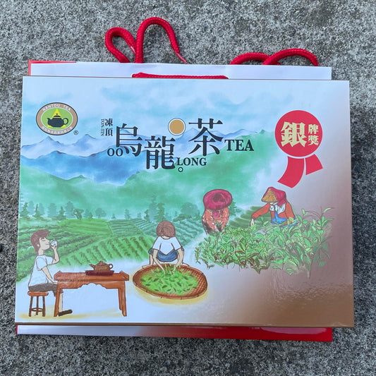 Taiwan unique tea,銀牌獎凍頂烏龍茶 Tongding Oolong Tea,Silver Medal Award,2020 Winter,300g*2