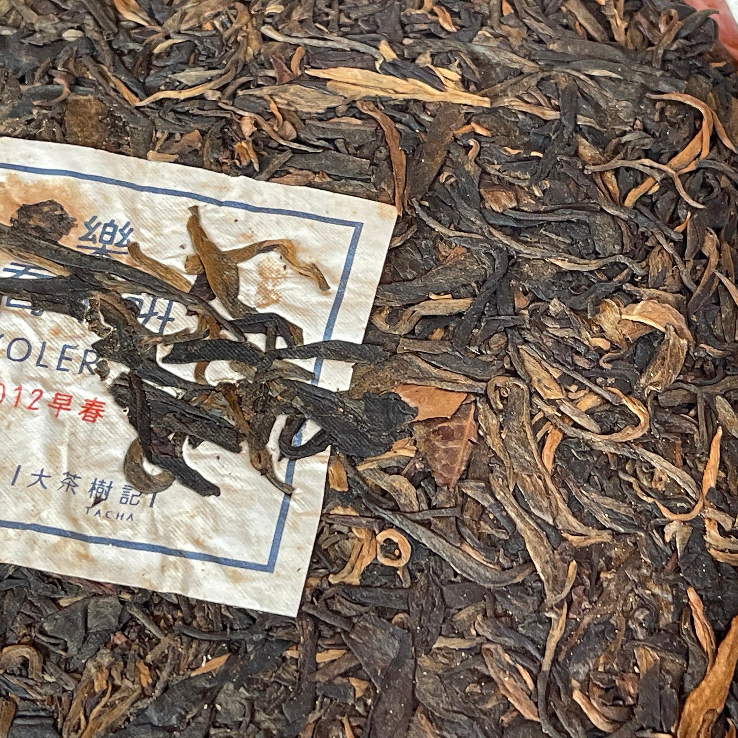 Pu-Erh tea,2012,The Tea Tree,Euler,399g,Raw