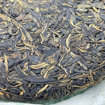 2010 Gaoligong Mountain Ancient Tree Raw Pu-erh Tea Cake, 357g, from Yunnan