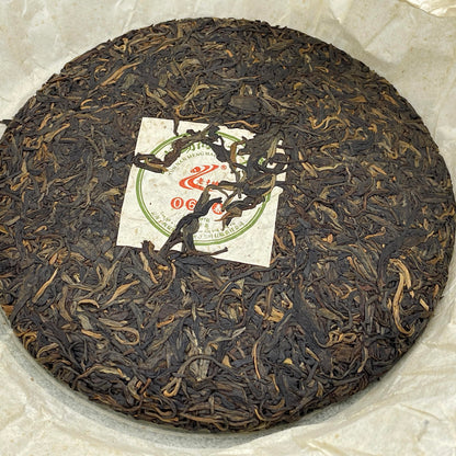 2009 Old Mane Brown Old Tea Raw Pu-erh Tea Cake, 357g, from Yunnan