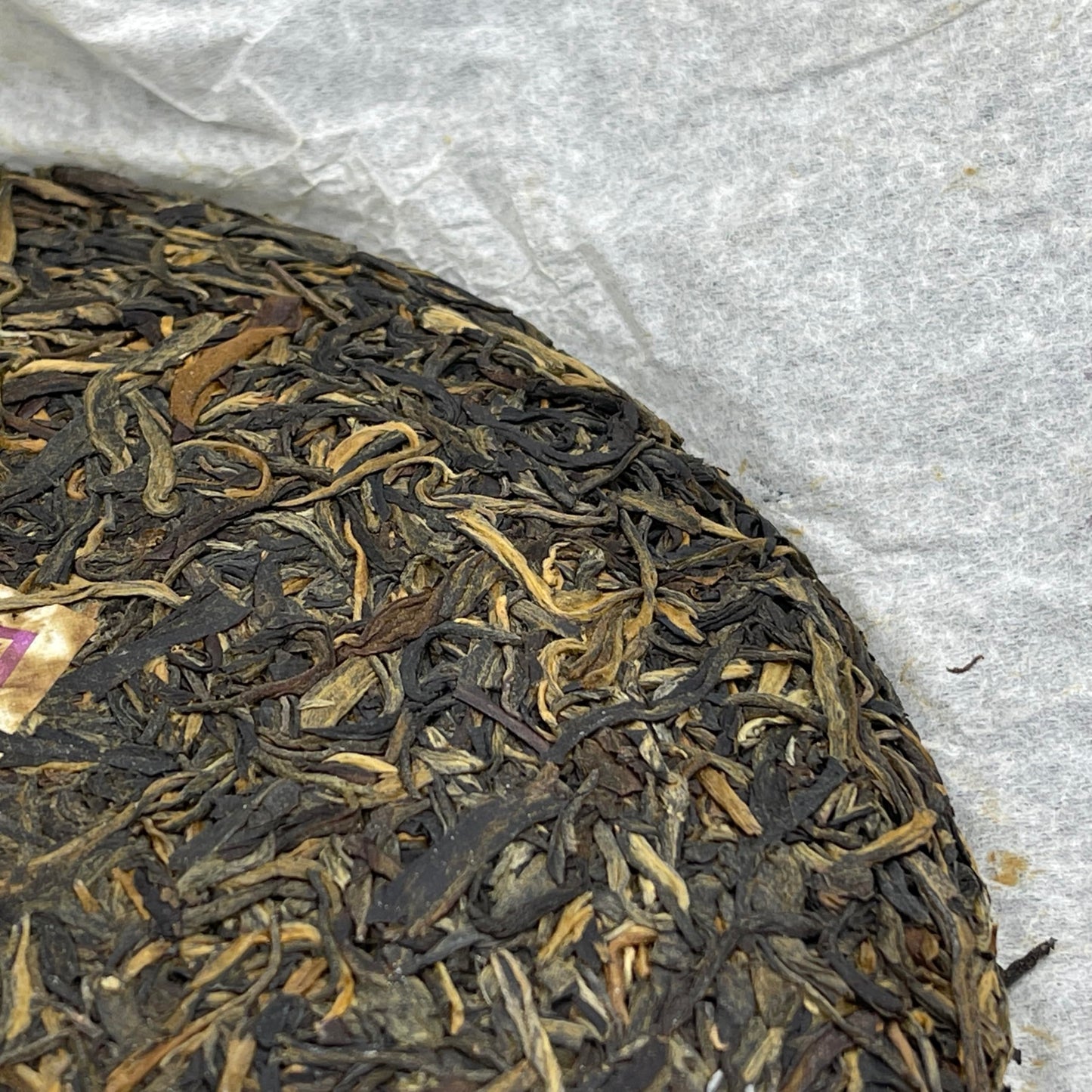 Langhe Tea Factory 2008 "Olympic Year" Commemorative 8539 Raw Pu-erh Tea Cake, 357g (12.6 oz)