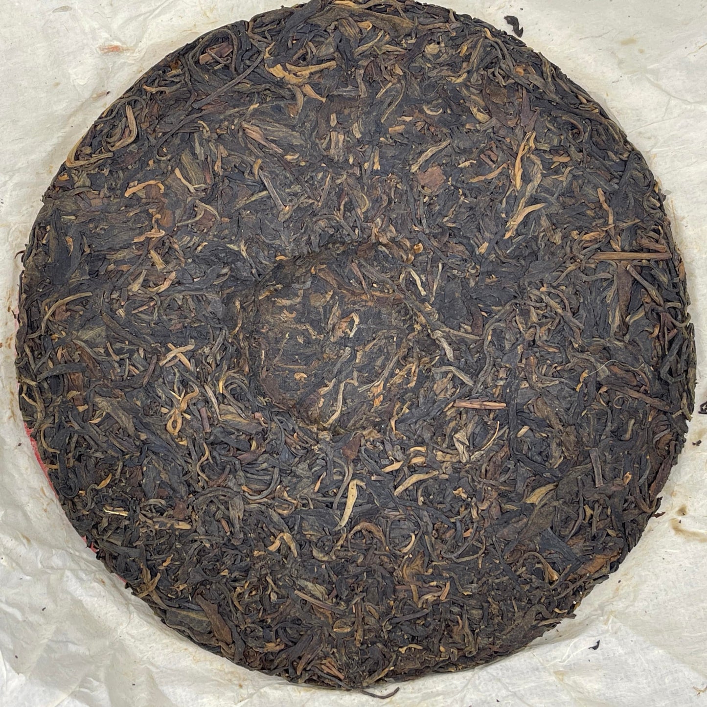Pu-Erh tea,1999,Hong Kong customization Traditional Chinese thick paper 7542,357g,Raw