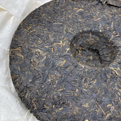 Lancang Ancient Tea 2014 0081 Ripe Pu-erh Tea Cake 357g