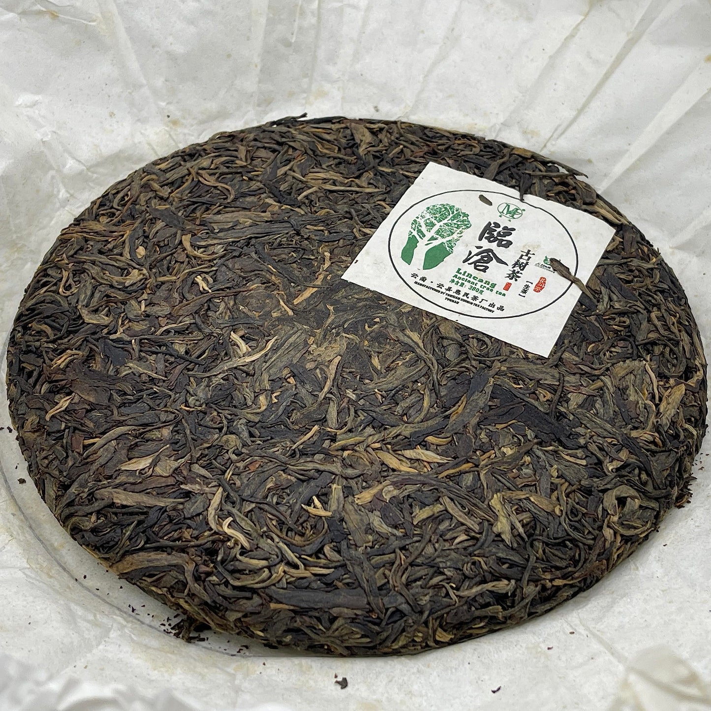 2012 Linchang Ancient Tree Raw Pu-erh Tea Cake, 380g, from Yunnan