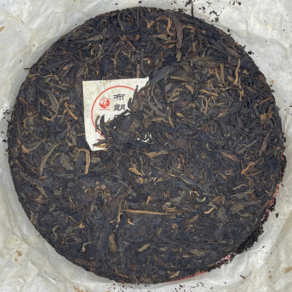 2010 Shimonoseki Brown Round Raw Pu-erh Tea Cake, 357g, from Yunnan