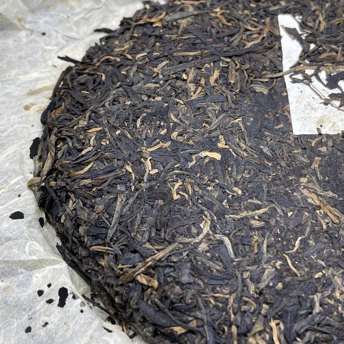 Song Pin Hao "Brown Label" Raw Puerh Tea Cake - 357g (1990s Reproduction)