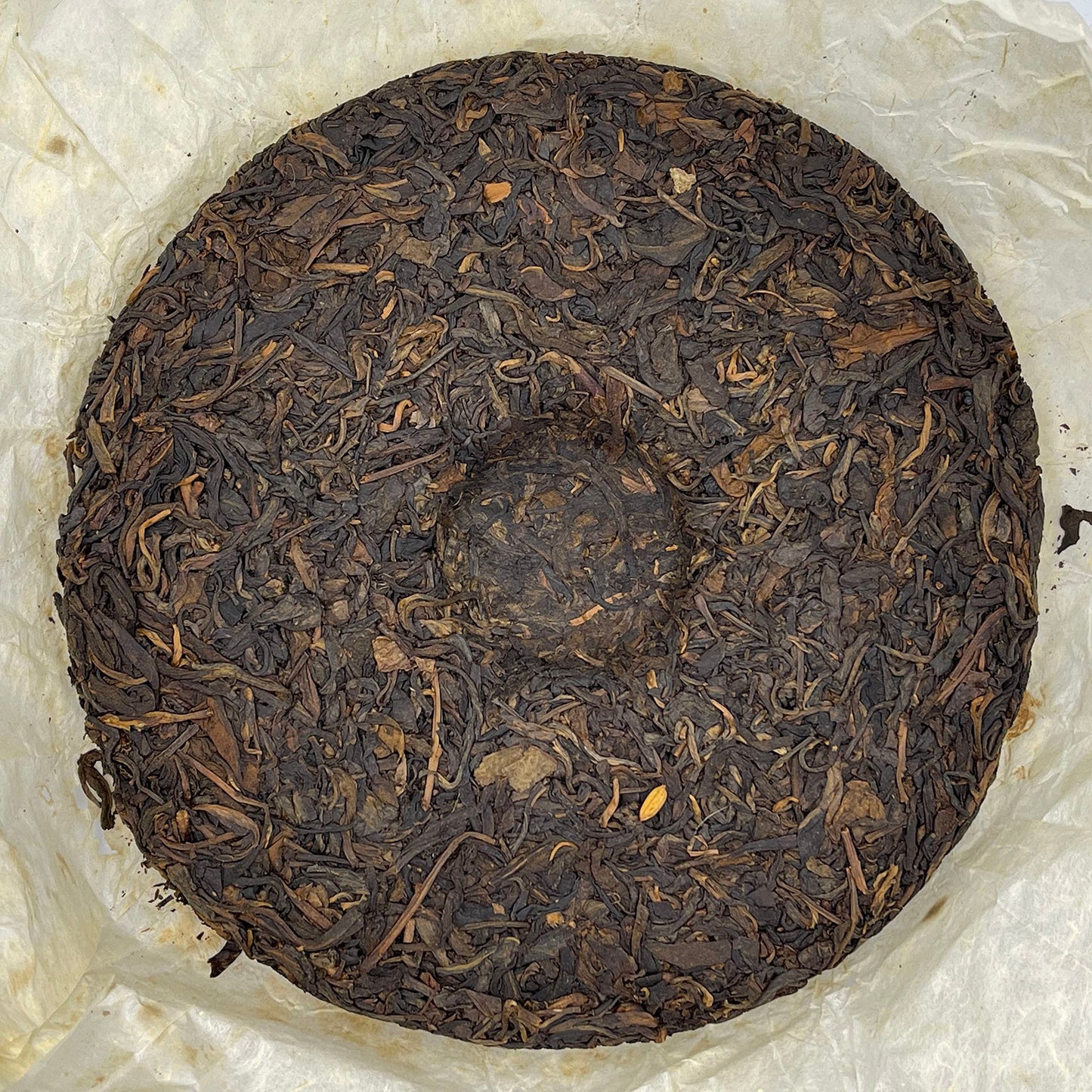 2006 Custom Tea Brown Mountain 8021 Ancient Tree Raw Pu-erh Tea Cake, 380g, from Yunnan