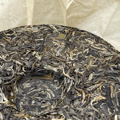 Pu-Erh tea,2023,Eighteen Villages of Mengku-Big trade,357g,Raw