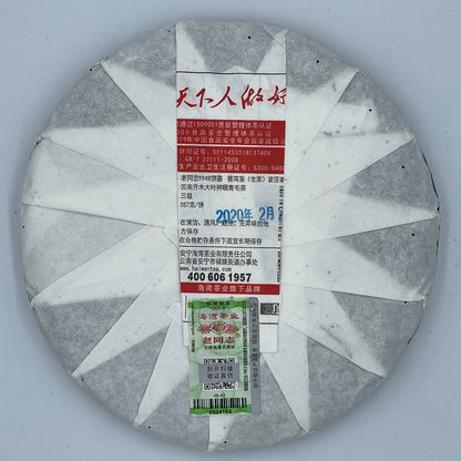 Old Comrade 2020 9948 Raw Pu-Erh Tea – 357g (12.6oz) Sheng Puerh Cake – Premium Chinese Tea