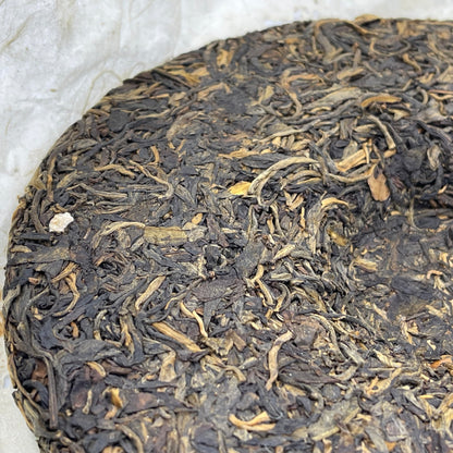 2007 Bada High-altitude Gaoshan Qiaomu Old Tree Raw Pu-erh Tea Cake, 357g, from Yunnan