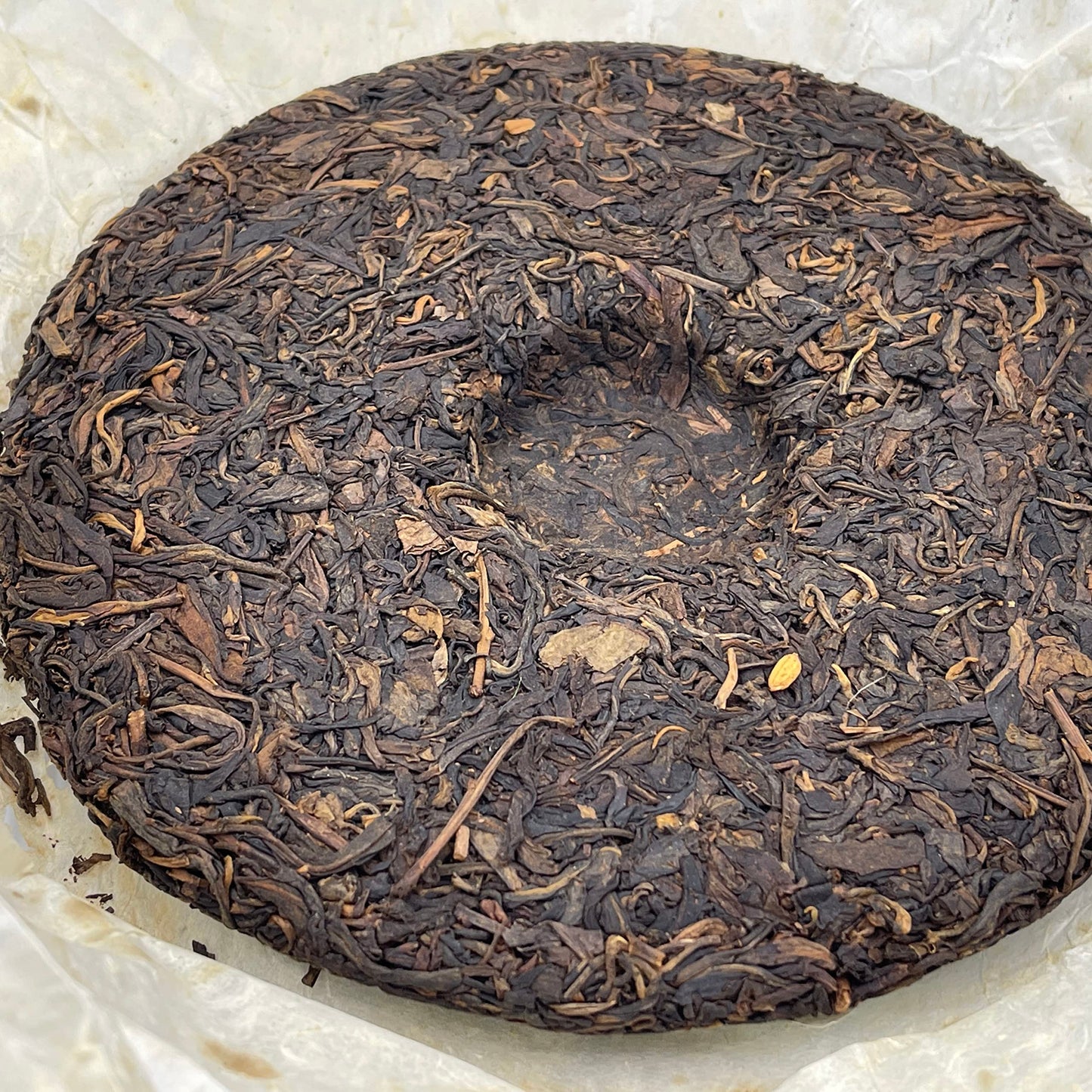2006 Custom Tea Brown Mountain 8021 Ancient Tree Raw Pu-erh Tea Cake, 380g, from Yunnan
