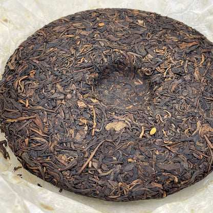 2006 Custom Tea Brown Mountain 8021 Ancient Tree Raw Pu-erh Tea Cake, 380g, from Yunnan