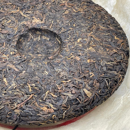 2003 Dahongyin Raw Pu-erh Tea Cake, 357g, Customized by China Tea Brand, from Yunnan