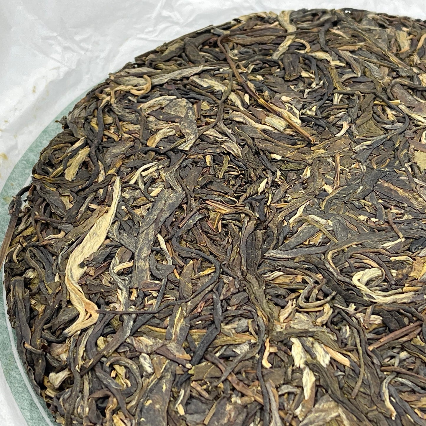 2019 Zhou's Brown Mountain Raw Pu-erh Tea Cake, 357g, from Yunnan