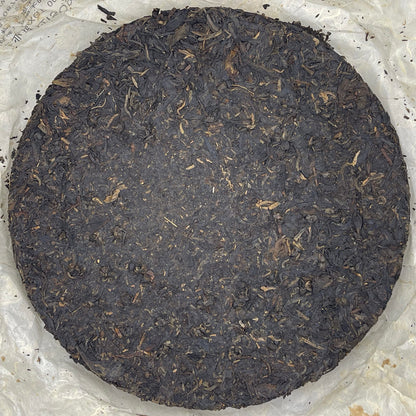 2010 Shimonoseki Brown Round Raw Pu-erh Tea Cake, 357g, from Yunnan